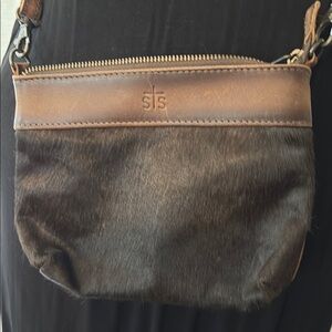 STS  ranch wear Brown and Black Crossbody Bag